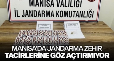 Manisa'da jandarma zehir tacirlerine göz açtırmıyor