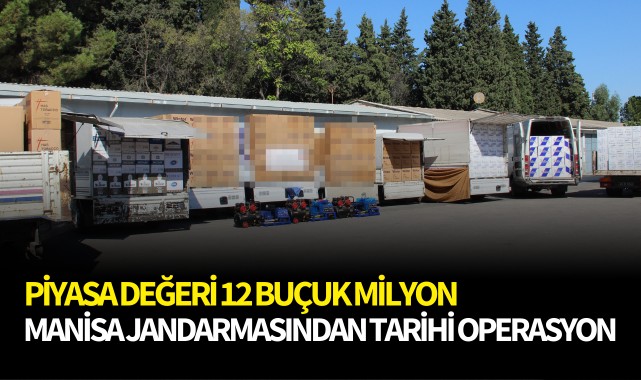 Manisa jandarmasından tarihi operasyon