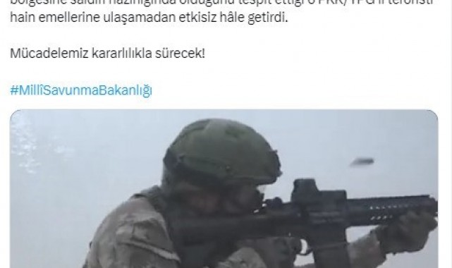 Saldırı hazırlığındaki 6 terörist etkisiz hale getirildi