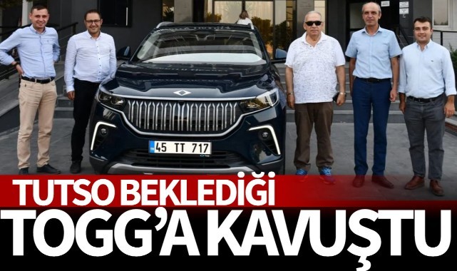TUTSO, Beklediği TOGG'a kavuştu