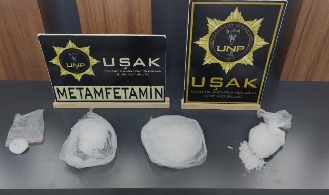 Uşak'ta uyuşturucu operasyonu: 1 gözaltı 