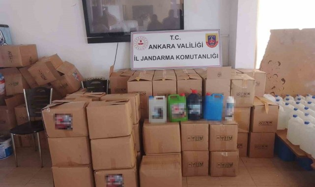 38 ton paketlenmiş sahte deterjan ele geçirildi