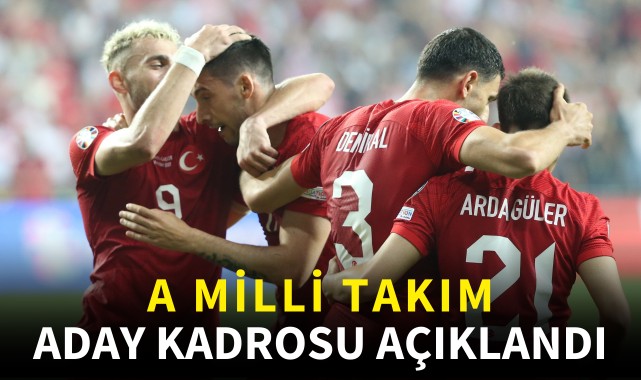 A Milli Takım aday kadrosu açıklandı