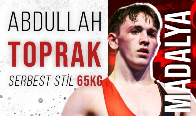 Abdullah Toprak'tan bronz madalya