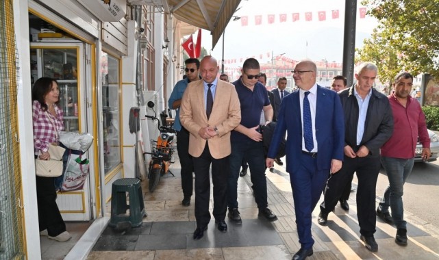 Başkan Ergün, devam eden çalışmaları inceledi