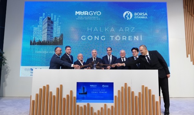 Borsa İstanbul'da gong MHR Gayrimenkul Yatırım Ortaklığı AŞ için çaldı