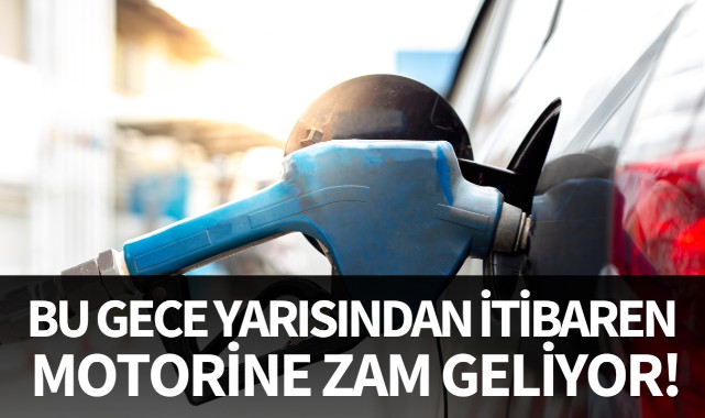 Bu gece yarısından itibaren motorine zam geliyor!