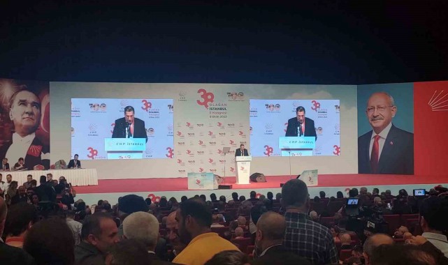 CHP 38. Olağan İstanbul İl Kongresi başladı