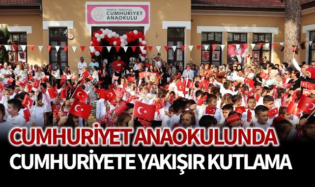Cumhuriyet Anaokulunda Cumhuriyete yakışır kutlama