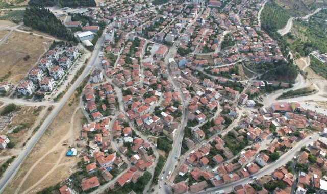 Demirci'nin tarihi yatırımında yağmur suyu hattı çalışmalarına başlandı