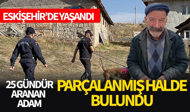 Eskişehir'de korkunç olay! 25 gündür haber alınamıyordu parçalanmış halde bulundu