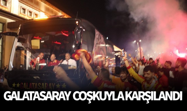 Galatasaray, Rize’de coşkuyla karşılandı