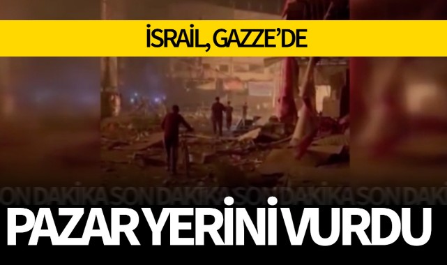 İsrail Pazar yerini vurdu! 13 kişi hayatını kaybetti