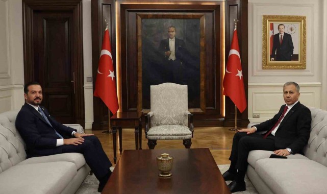 İYİ Partisi Sözcüsü Kürşad Zorlu, İçişleri Bakanı Ali Yerlikaya'yı ziyaret etti