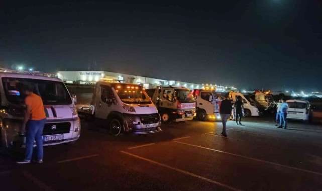 İzmir'de oto çekici konvoyu: İsrail'i kınadılar