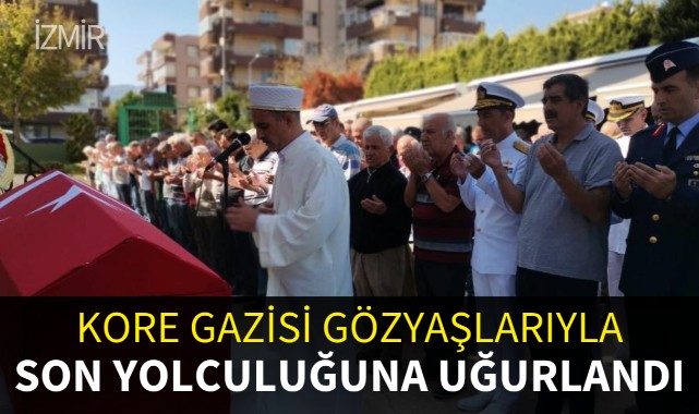 Kore gazisi gözyaşlarıyla son yolculuğuna uğurlandı