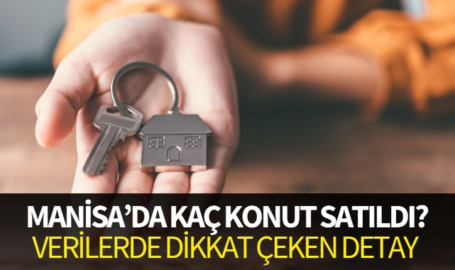Manisa'da kaç konut satıldı?