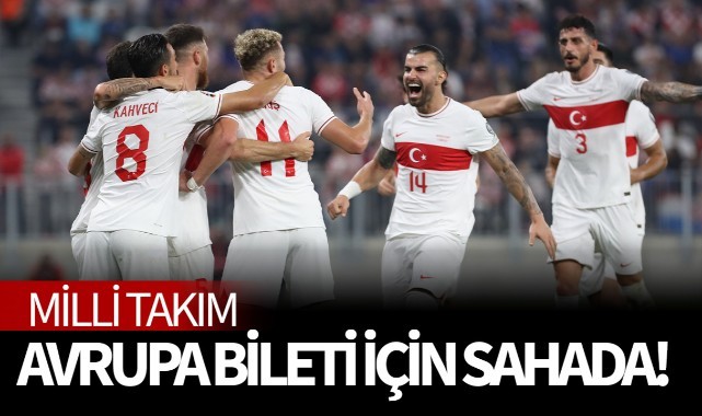Milli Takım, Avrupa bileti için sahada!