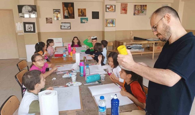 Resim kursuna büyük ilgi