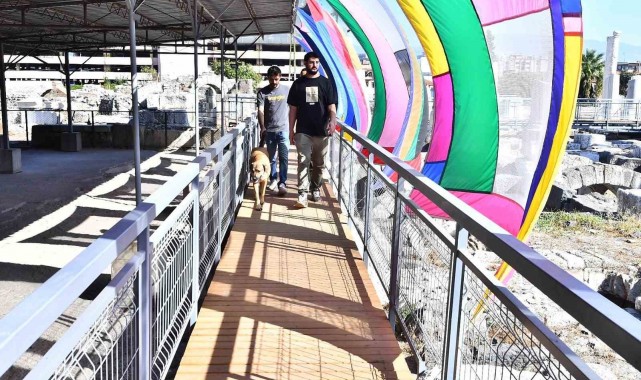 Turistler, Agora Ören Yeri'ndeki tarihe yakından tanıklık edecek