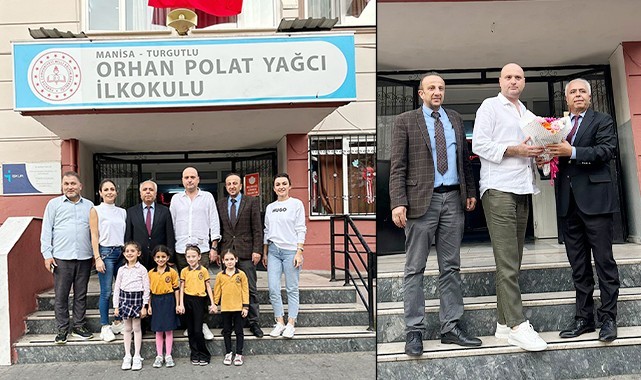 Ünlü prodüktör Polat Yağcı'dan adını taşıyan okula ziyaret