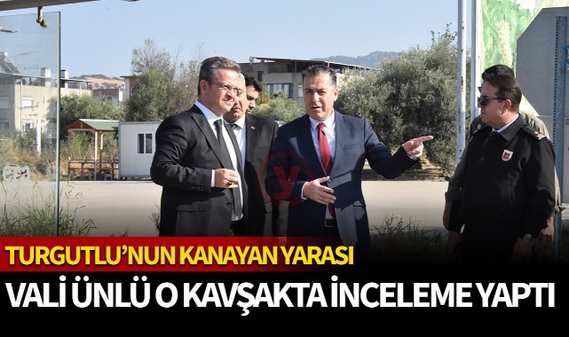 Vali Ünlü O Kavşakta İnceleme Yaptı