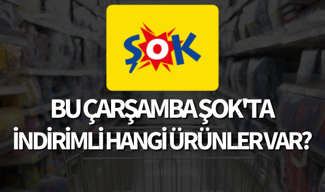 22 Kasım Çarşamba ŞOK'ta indirimli hangi ürünler var?