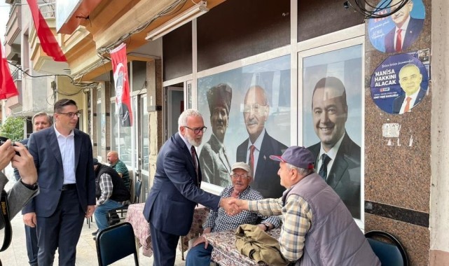 AK Parti'li Yenişehirlioğlu, Akhisarlı zeytin üreticileri ile buluştu