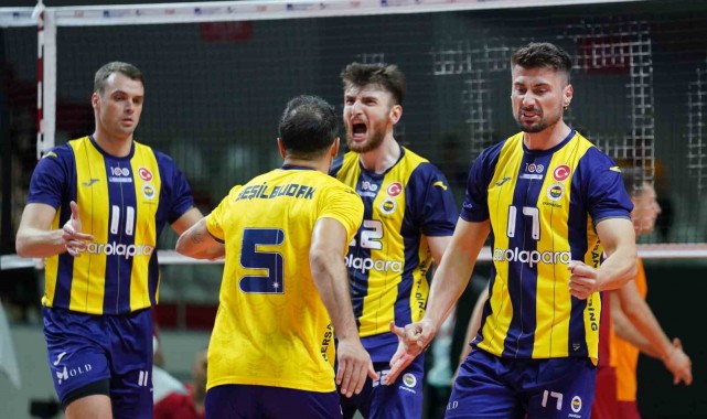 AXA Sigorta Efeler Ligi: Galatasaray: 2 - Fenerbahçe: 3