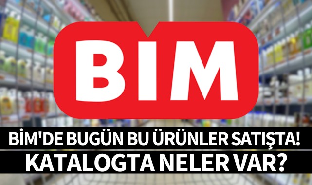 BİM'de bugün bu ürünler satışta! 3 Kasım Cuma günü kataloğunda neler var?