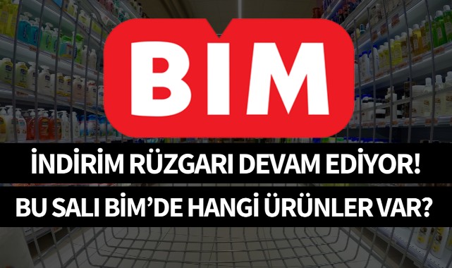 Bu salı BİM'de hangi ürünler var?