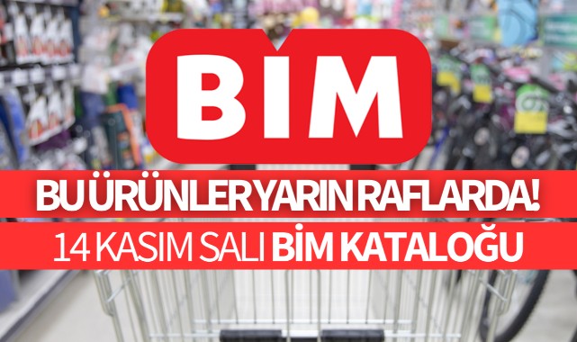 Bu ürünler yarın raflarda! 14 Kasım Salı Bim Kataloğu