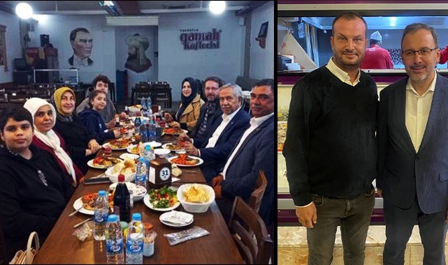 Gamalı Köftecisi, Arınç ve Kasapoğlu'nu ağırladı