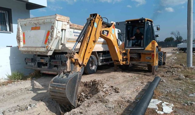 Kazım Karabekir'de yeni yerleşim alanına ek kanalizasyon hattı