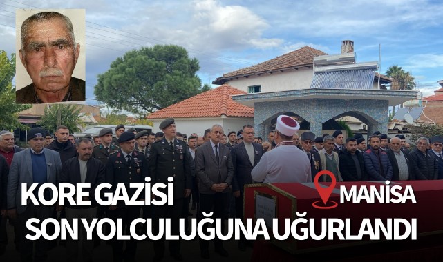 Kore gazisi son yolculuğuna uğurlandı