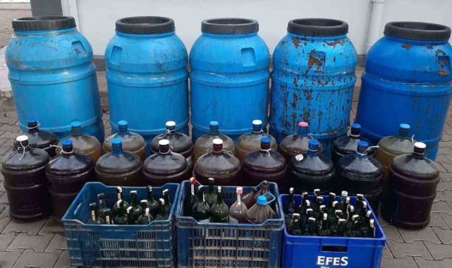 Manisa Jandarması yılbaşı öncesi sahte alkol tedbirlerini artırdı