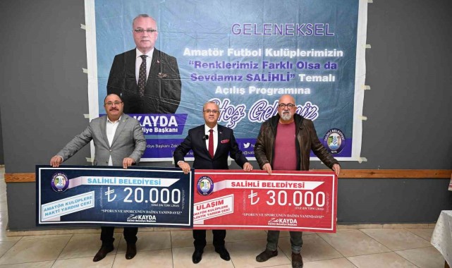 Salihli'de amatöre destek