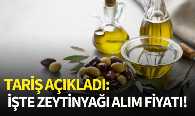TARİŞ açıkladı: İşte zeytinyağı alım fiyatı!