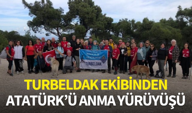 TURBELDAK Ekibinden Atatürk'ü Anma Yürüyüşü