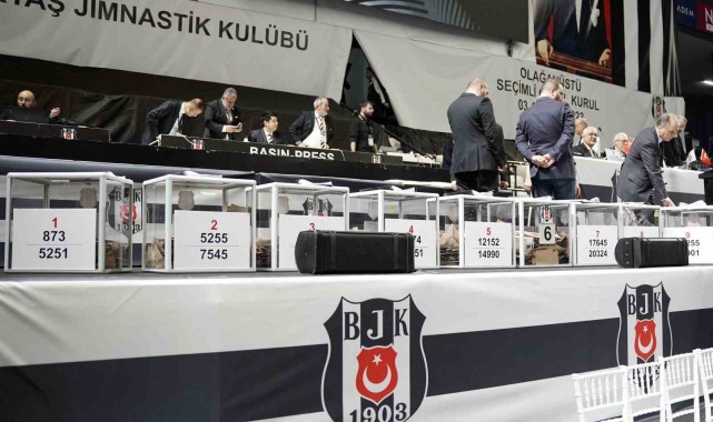 Beşiktaş'ta oy sayma işlemi başladı