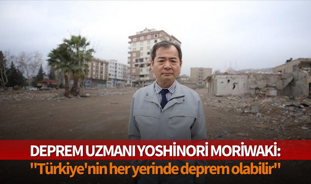 Deprem uzmanı Yoshinori Moriwaki,Türkiye'de deprem hakkında konuştu