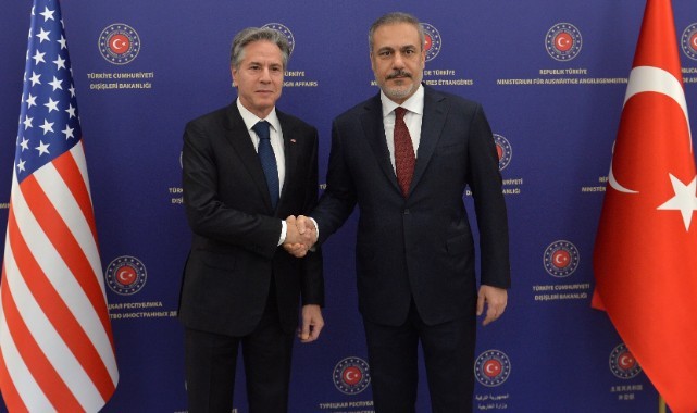 Dışişleri Bakanı Fidan, ABD’li mevkidaşı Blinken ile İsrail-Filistin çatışmasını ele aldı