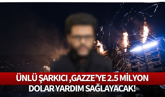 Dünyaca ünlü şarkıcı Gazze'ye 2,5 milyon dolar yardım yapacak!