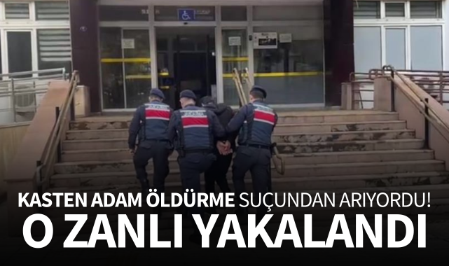 Kemalpaşa'da  adam öldürme suçundan aranan zanlı yakalandı!
