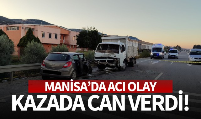 Manisa'da acı kaza: Genç yaşta kazada hayatını kaybetti!