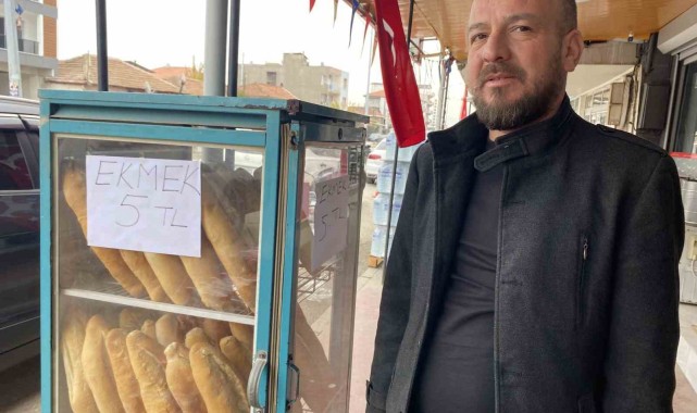 O ilçede duyarlı esnaf ekmeği 5 TL'ye indirdi