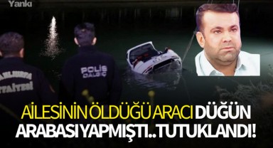 Ailesinin öldüğü aracı düğün arabası yapmıştı..Tutuklandı!