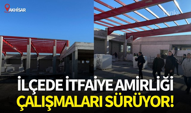 İlçede 'İtfaiye Amirliği' çalışmaları sürüyor