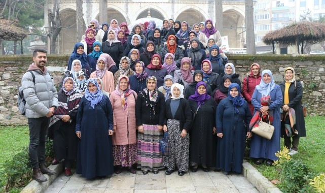İlçedeki kadınlar Manisa'da ağırlandı