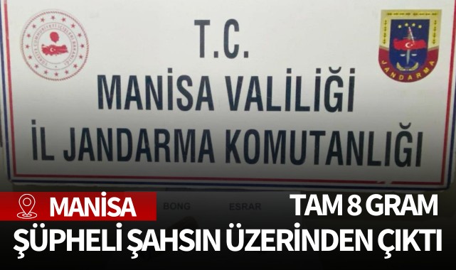 Şüpheli şahsın üzerinden çıktı! Tam 8 gram